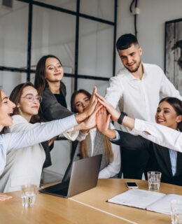 group-people-working-out-business-plan-office